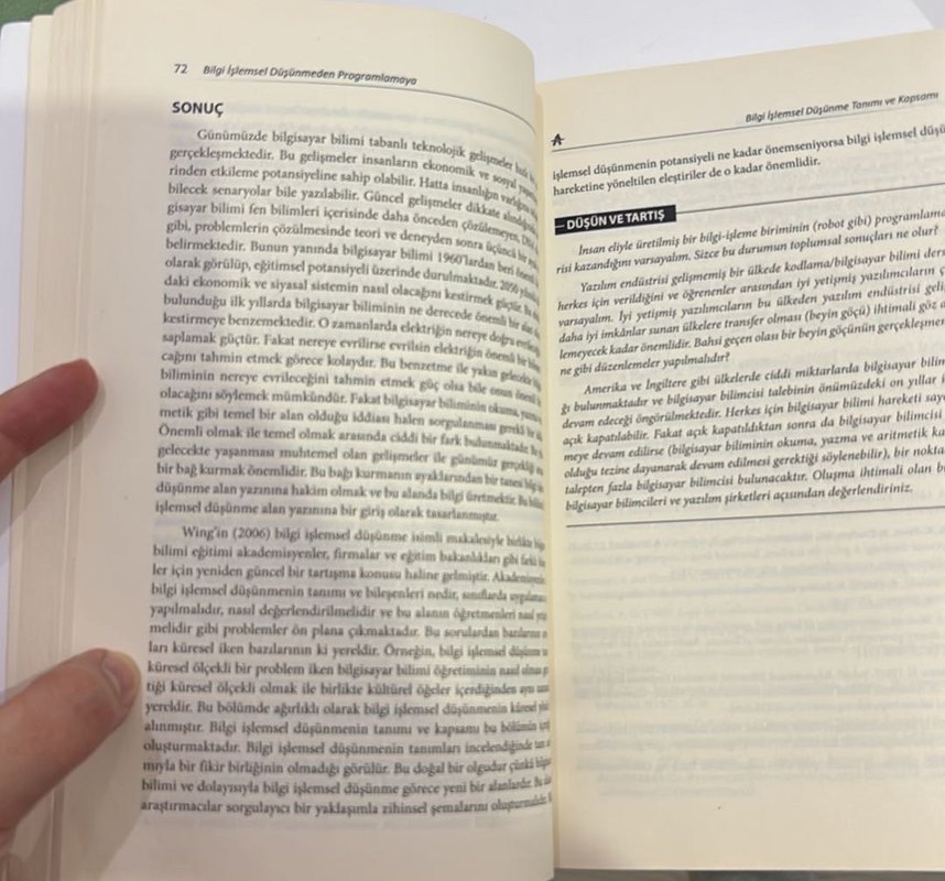 Bilgi İşlemsel Düşünmeden Programlamaya Kitabı - Görsel 3