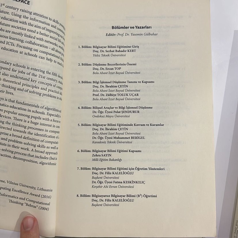 Bilgi İşlemsel Düşünmeden Programlamaya Kitabı - Görsel 2