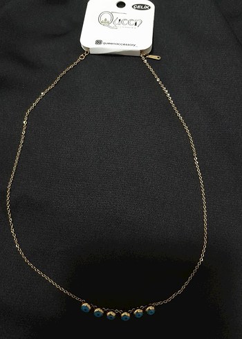 Diğer Nazar Boncuğu Desenli Minimalist Kolye