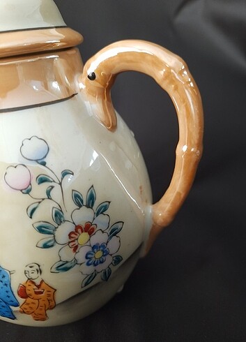 Antica Murrina Japon, Hanedanlık Hayatı Görselli Porselen Çay-Kahve Potu