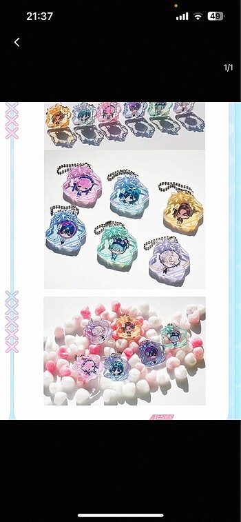 mizi alien stage blindbox charm anahtarlık