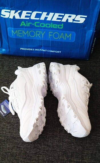 36 Beden beyaz Renk Skechers D?Lites