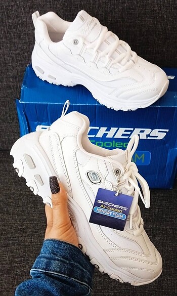37 Beden beyaz Renk Skechers D?Lites