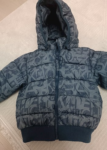 Kapüşonlu Fermuarlı Erkek Çocuk Mont - Görsel 3