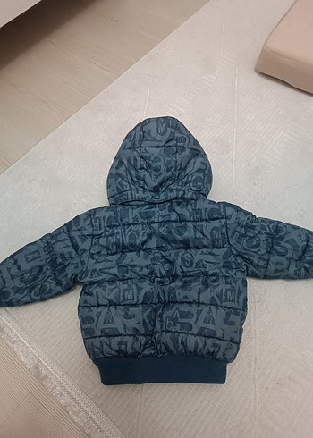 Kapüşonlu Fermuarlı Erkek Çocuk Mont - Görsel 2