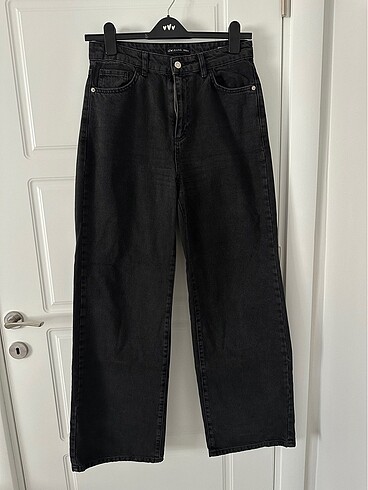 Wide leg jean pantolon