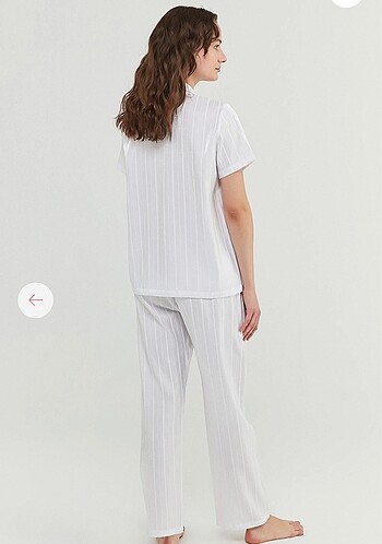 xl Beden beyaz Renk Penti pijama takımı