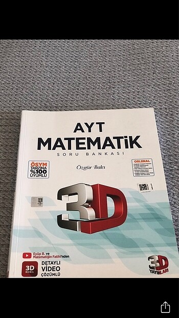 Ayt matematik 3D soru bankası+2hediye