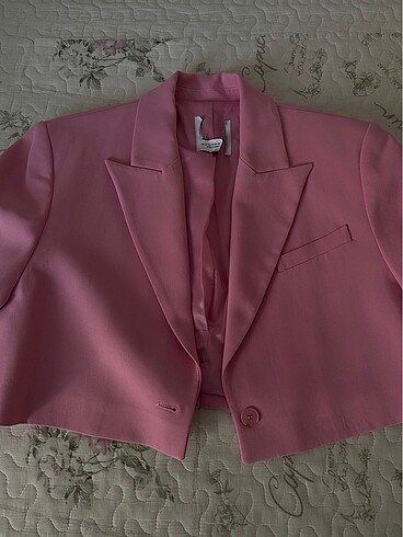 Crop ceket