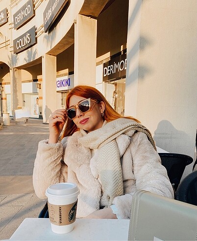 s Beden camel Renk H&m kürk