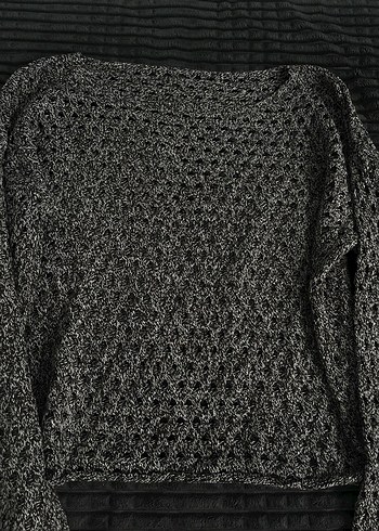 Örgü Kadın delıklı kazak kahverengı - Görsel 2