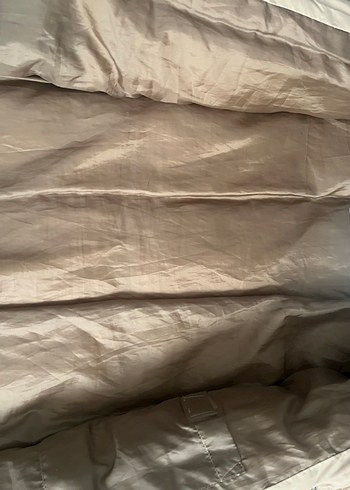 Bej Kadın Kışlık Fermuarlı Mont - Görsel 2