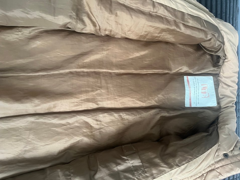 Bej Kadın Kışlık Fermuarlı Mont - Görsel 2