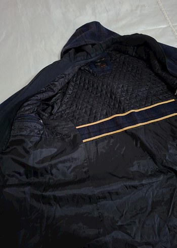 Kapüşonlu Düğmeli Erkek Midi Kaban - Görsel 7