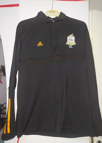 Siyah Fermuarlı Erkek Sweatshirt