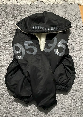 Siyah Kapüşonlu Kadın Street Wear Ceket - Görsel 2