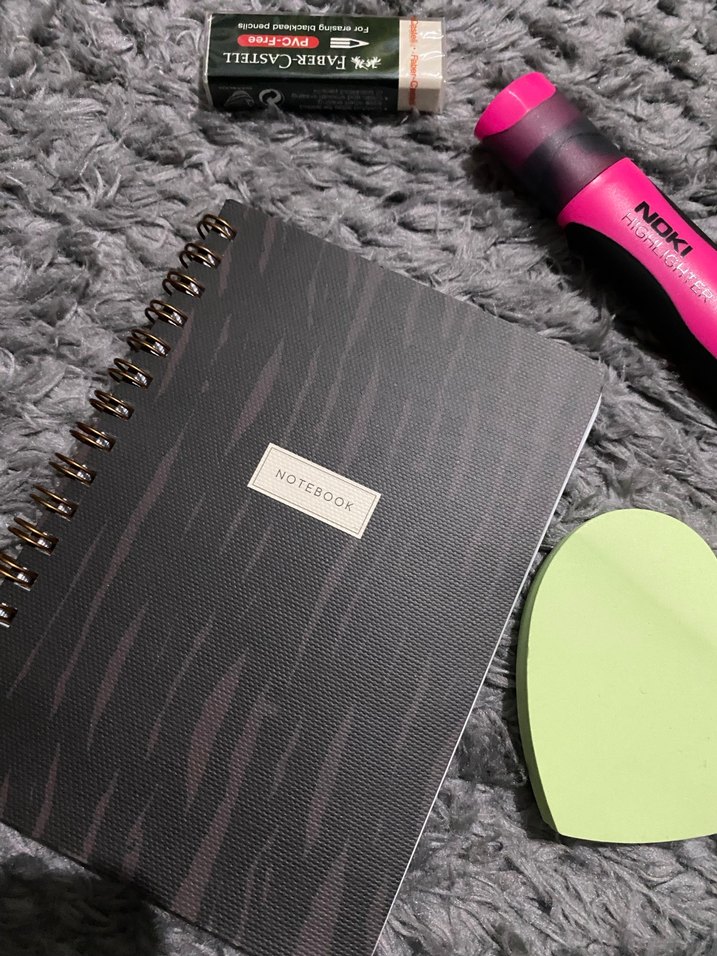 Not Defteri- Fosforlu Kalem- Silgi- Not Yaprakları - Görsel 2