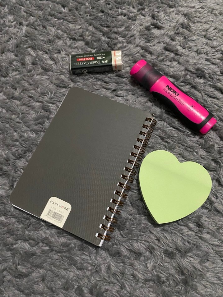 Not Defteri- Fosforlu Kalem- Silgi- Not Yaprakları - Görsel 4