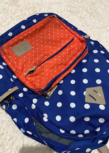 Renkli Puantiyeli Kadın Sırt Çantası - Görsel 3