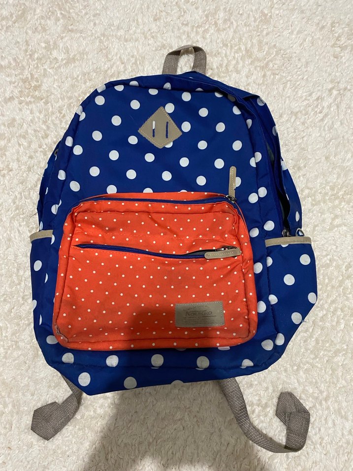 Renkli Puantiyeli Kadın Sırt Çantası - Görsel 5