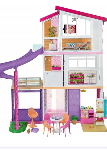 Beden Barbie Dreamhouse Pembe Oyuncak Ev