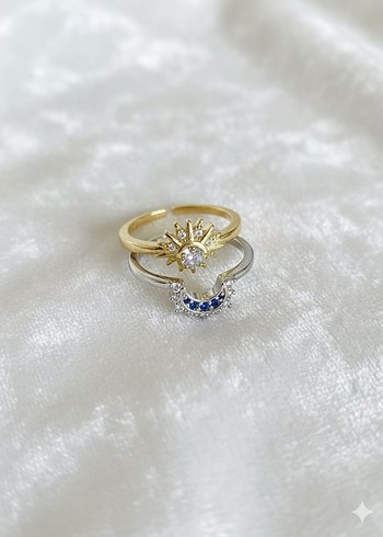 Parlak Altın Kadın Yüzük - Görsel 13