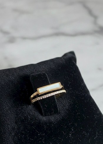 Parlak Altın Kadın Yüzük - Görsel 14