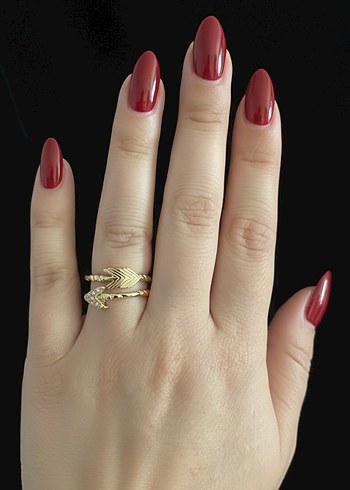 Parlak Altın Kadın Yüzük - Görsel 9