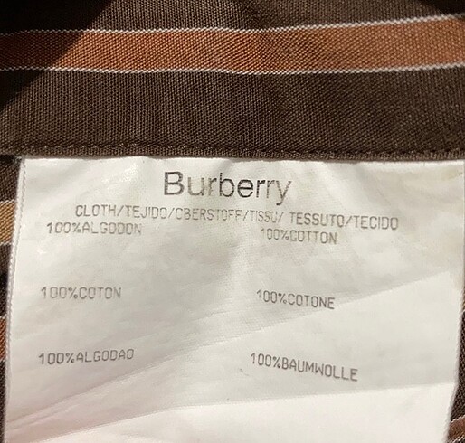 xl Beden kahverengi Renk Burberry Gömlek