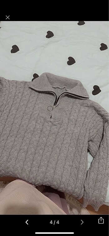 Tesettür triko tunik - Görsel 4