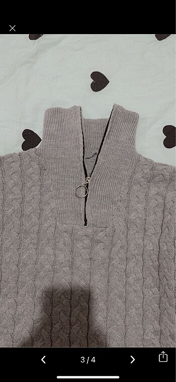 Tesettür triko tunik - Görsel 3