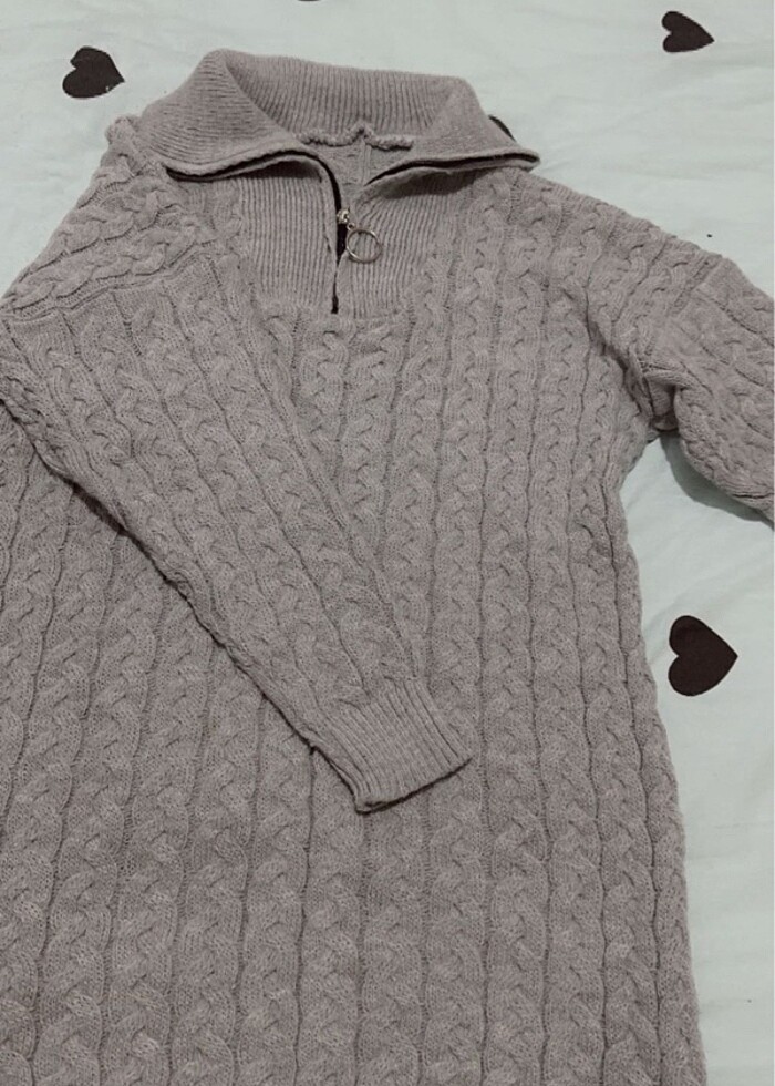 Tesettür triko tunik - Görsel 2