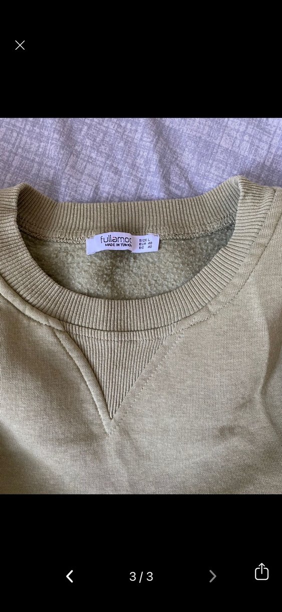 Çağla yeşili Sweatshirt - Görsel 3