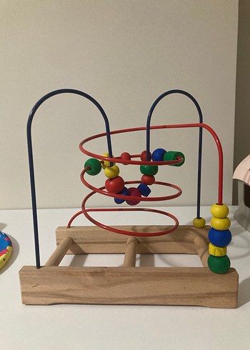 Renkli Ahşap Eğitici Oyuncak
