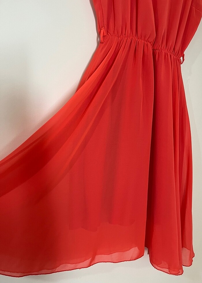 Abiye zımbalı elbise - Görsel 4