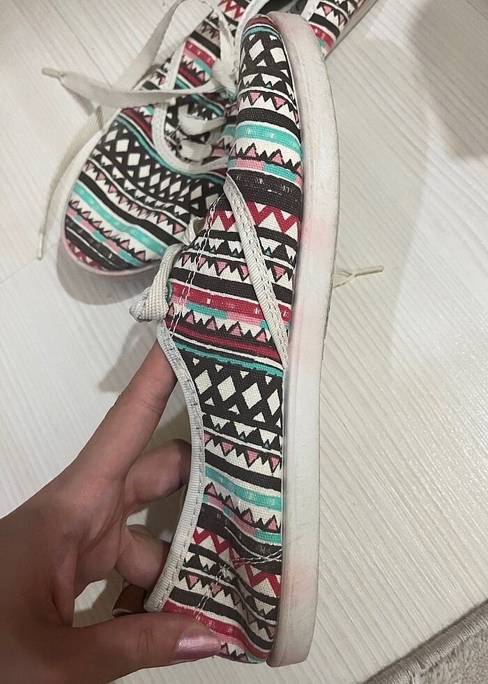 Bez renkli ayakkabı - Görsel 5