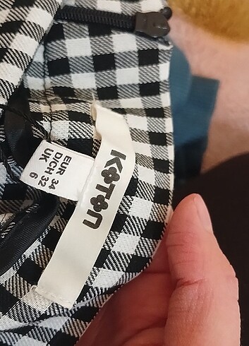 xs Beden siyah Renk Pötikareli etek