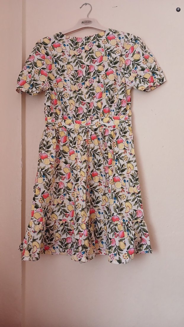 Çiçek Desenli Bohem Kız Elbisesi - Görsel 2