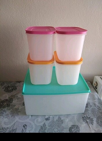 Tupperware alaska derin dondurucu kaplar 5 adet