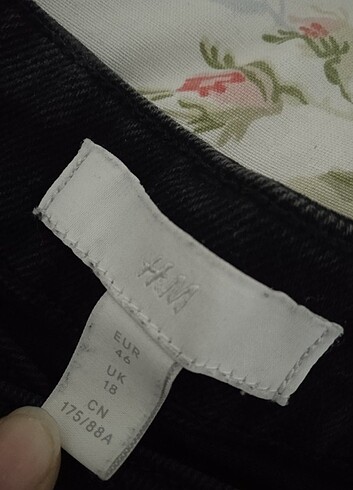 xl Beden h&m siyah kot pantolon