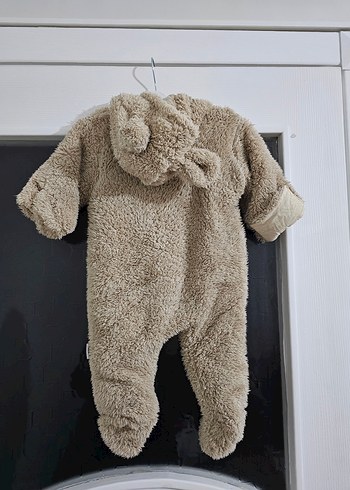 Kürklü Kapüşonlu Bebek astronot Tulumu - Görsel 3