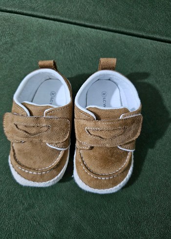 Kahverengi Nubuk Erkek Bebek İlk Adım Ayakkabısı - Görsel 2