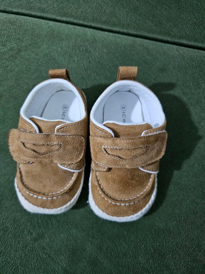 Kahverengi Nubuk Erkek Bebek İlk Adım Ayakkabısı - Görsel 2
