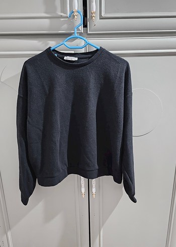 Siyah Kadın Sweatshirt ve Pantolon Takımı - Görsel 3