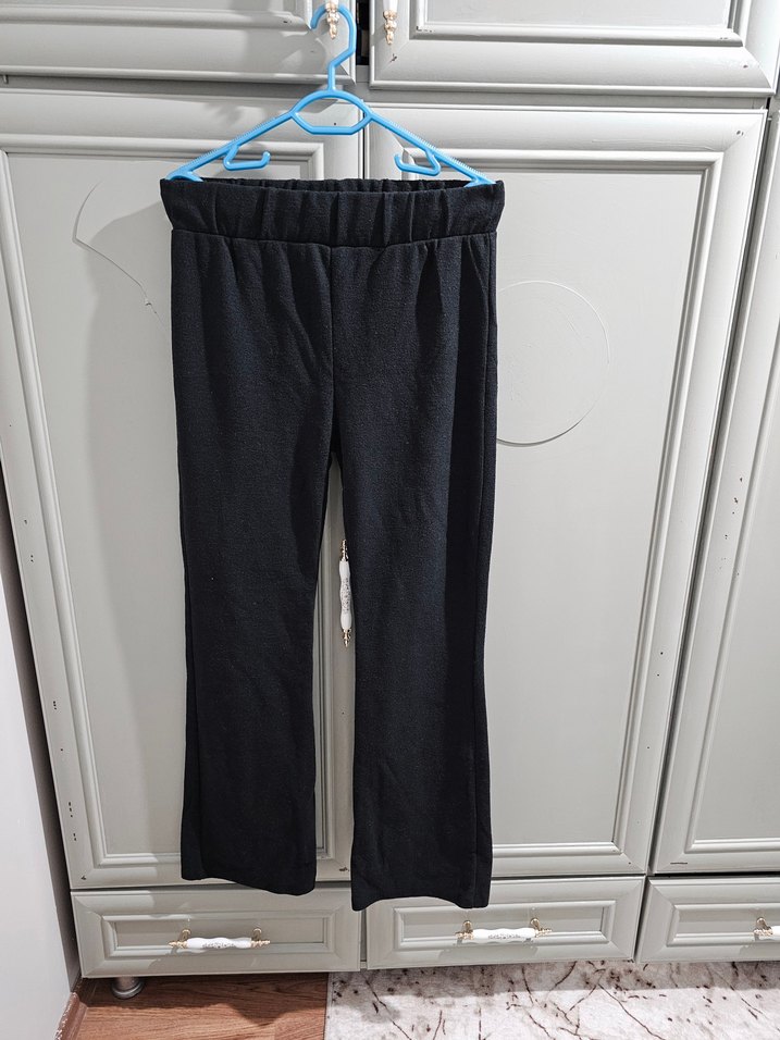 Siyah Kadın Sweatshirt ve Pantolon Takımı - Görsel 5