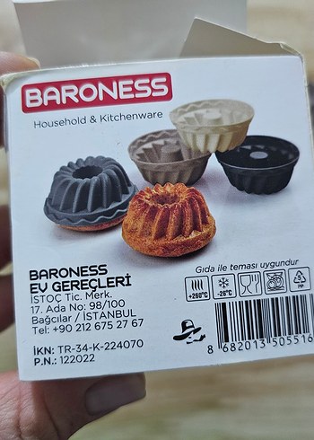 12'li Silikon Mini Muffin Kalıbı - Görsel 4