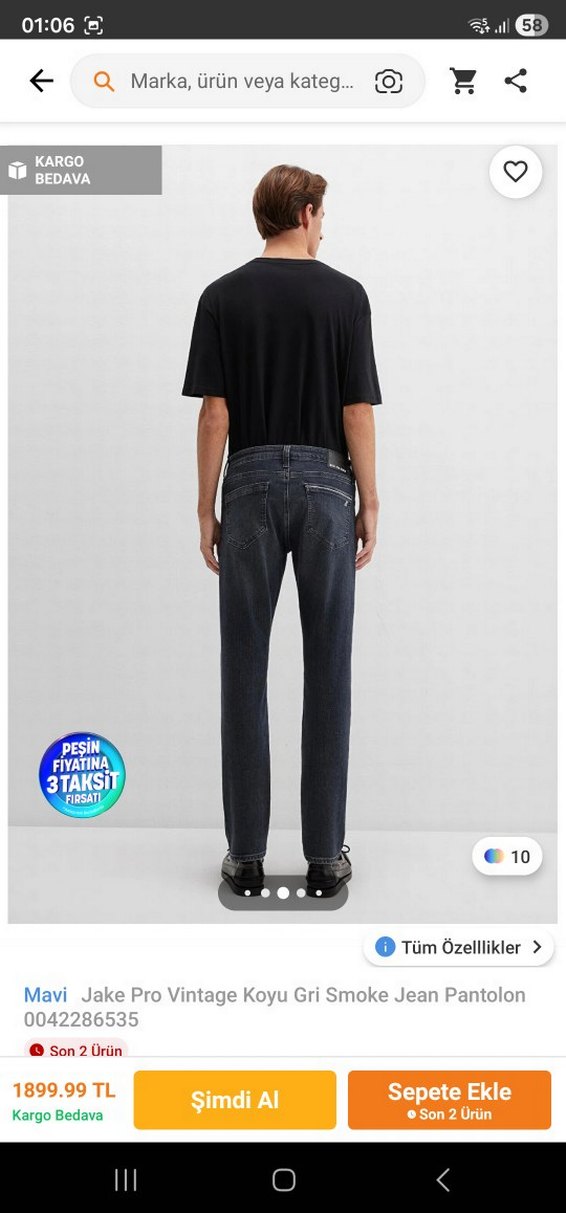 Mavi jake pro jean 28 beden - Görsel 2