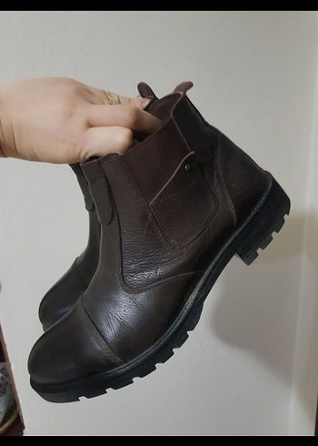 Uniquer Kahverengi Erkek Deri Bot - Görsel 4