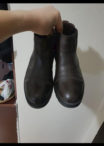 Uniquer Kahverengi Erkek Deri Bot - Görsel 3