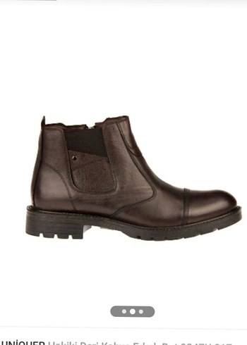 Uniquer Kahverengi Erkek Deri Bot - Görsel 2